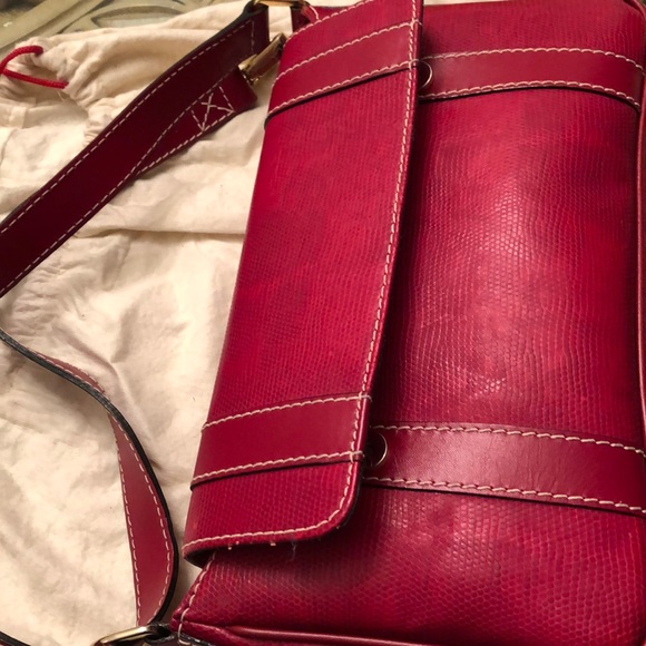 Lancel Paris leather shoulder bag - Picture 6 of 8